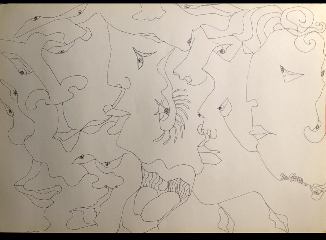 遠古的傳說線稿