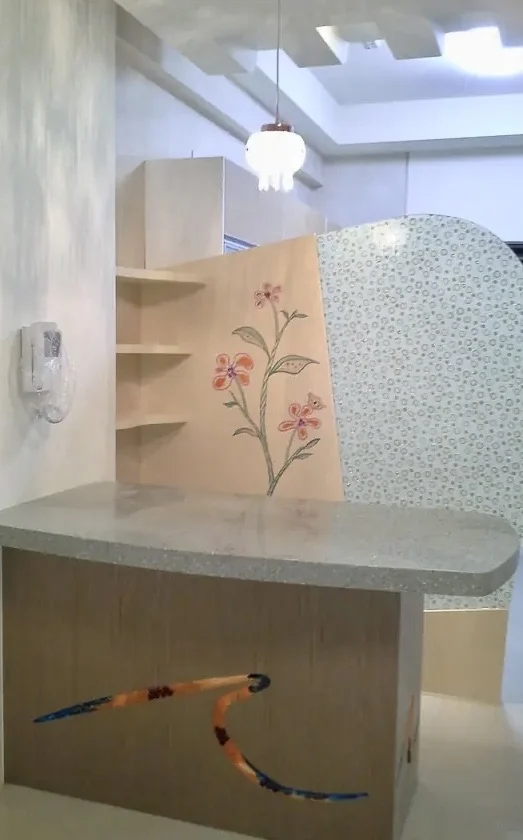 花在家的轉角局部