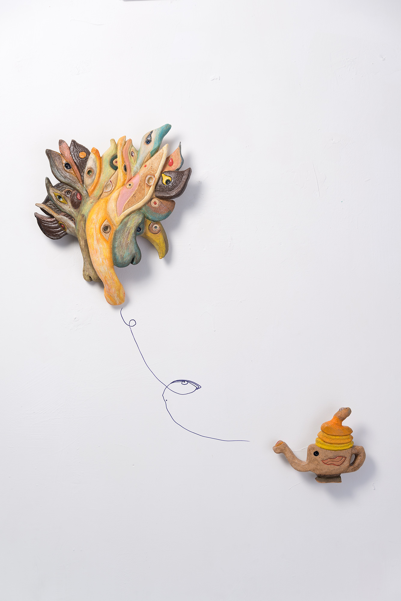 幻化成形陶塑作品